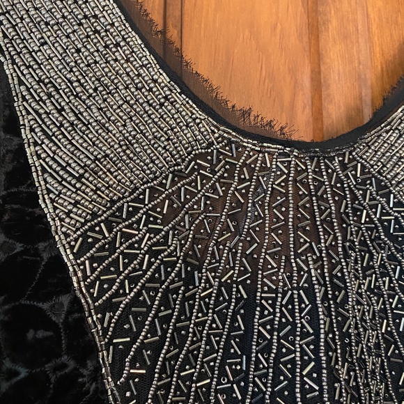 Free People Danced To Pieces Beaded Mini Dress 4 - Picture 13 of 14